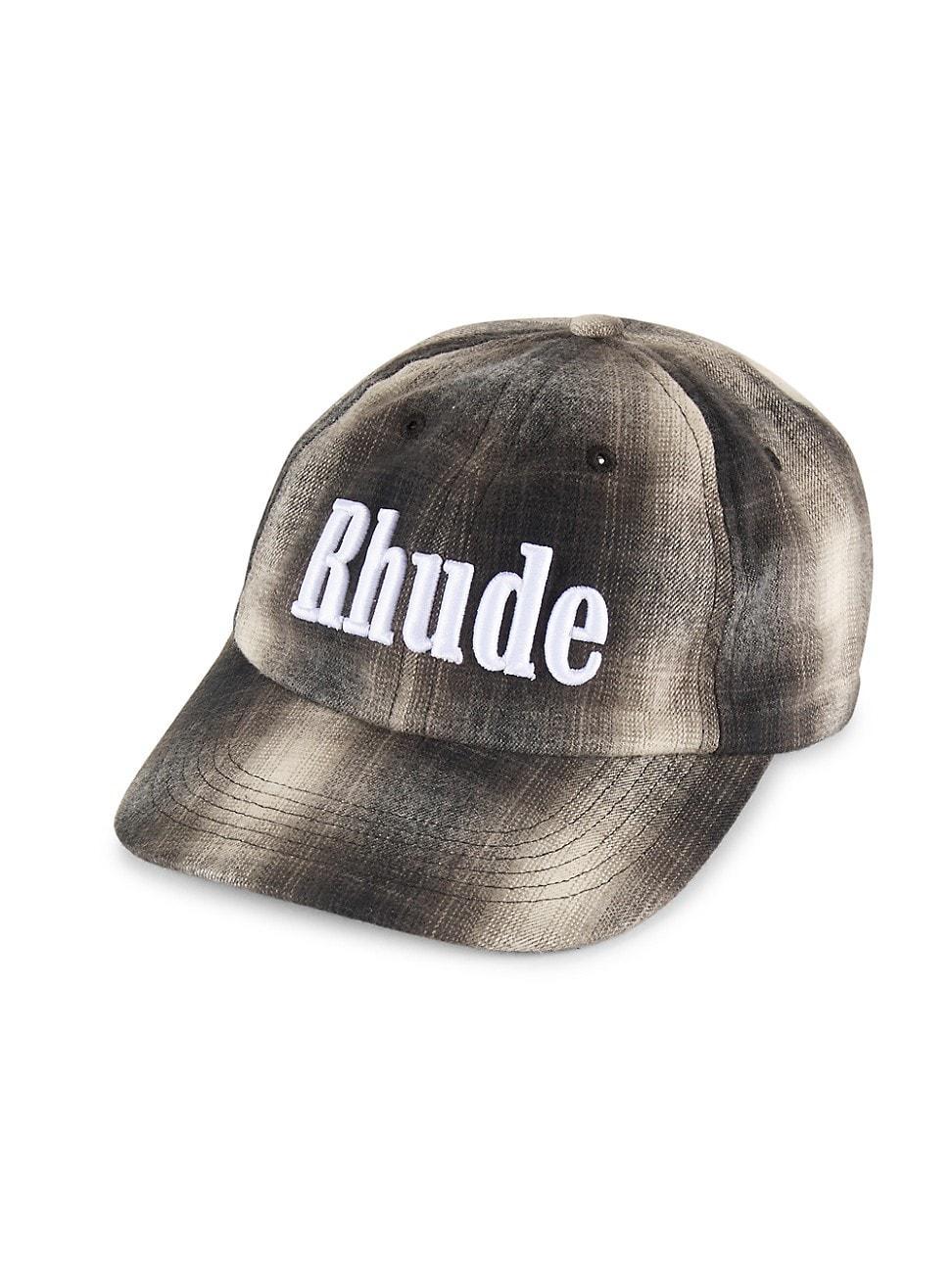 Mens Logo Flannel 6-Panel Hat Product Image