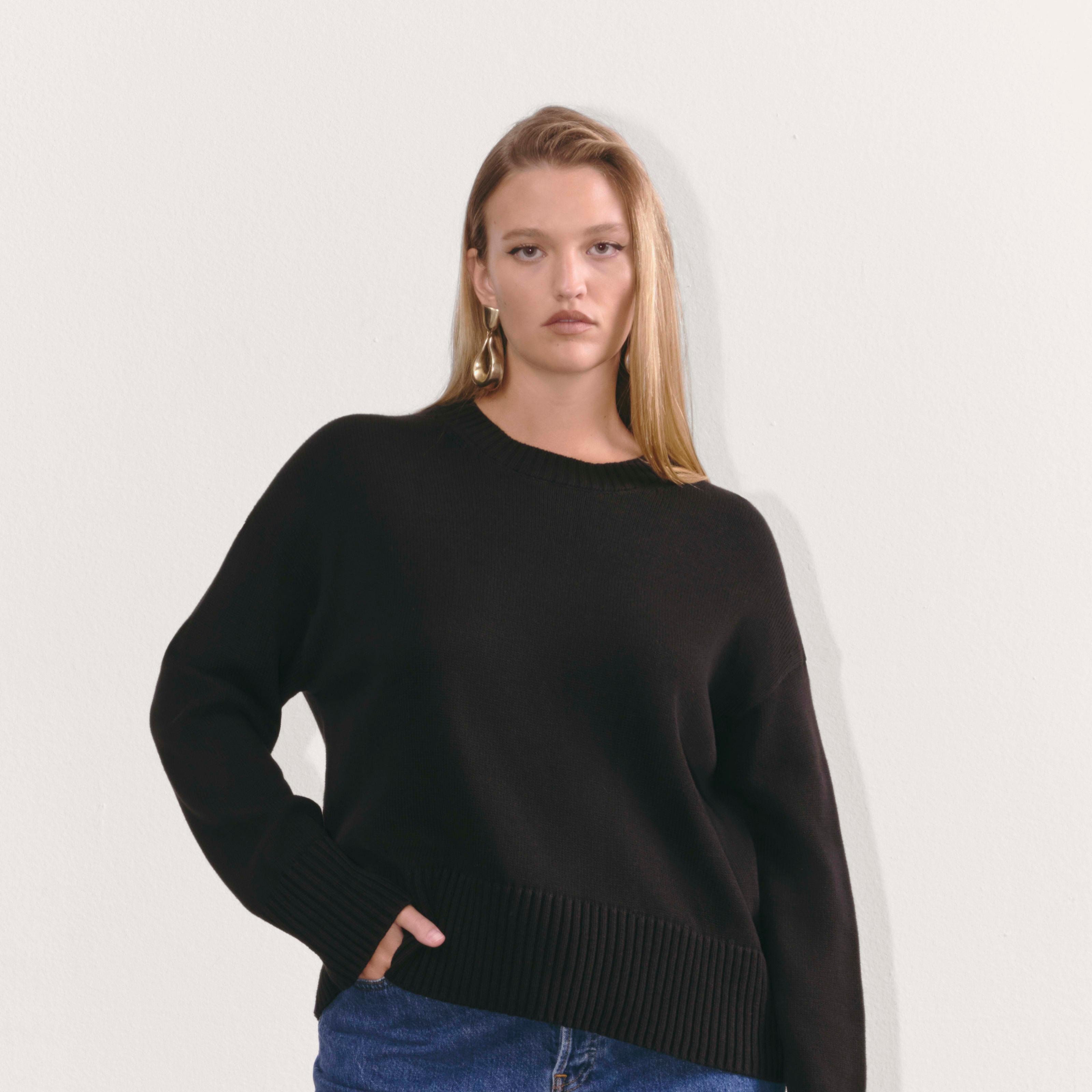 The Boxy Sweater in Everyday Cotton Product Image