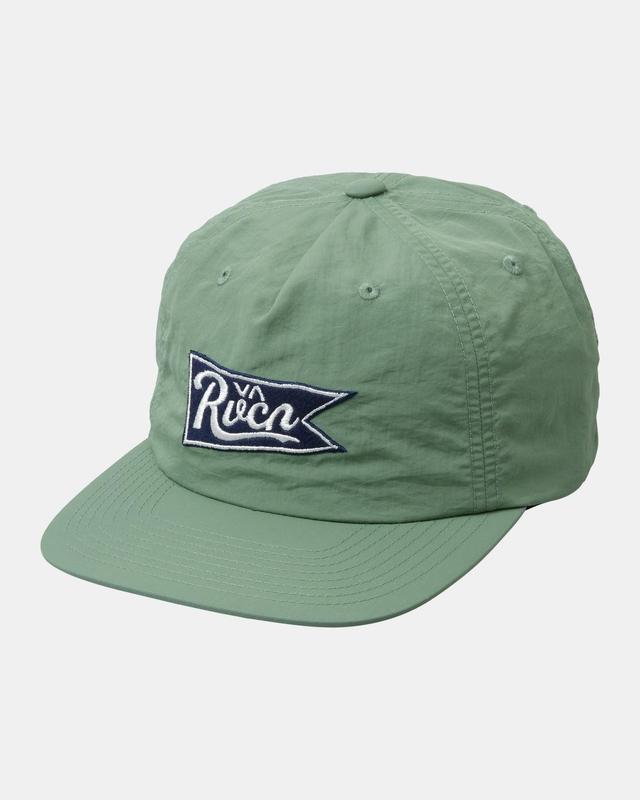 Pennant Snapback Hat - Olive Product Image