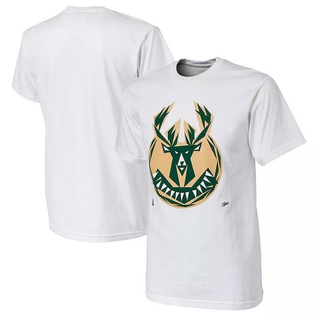 Mens NBA x Naturel Milwaukee Bucks No Caller ID T-Shirt Product Image