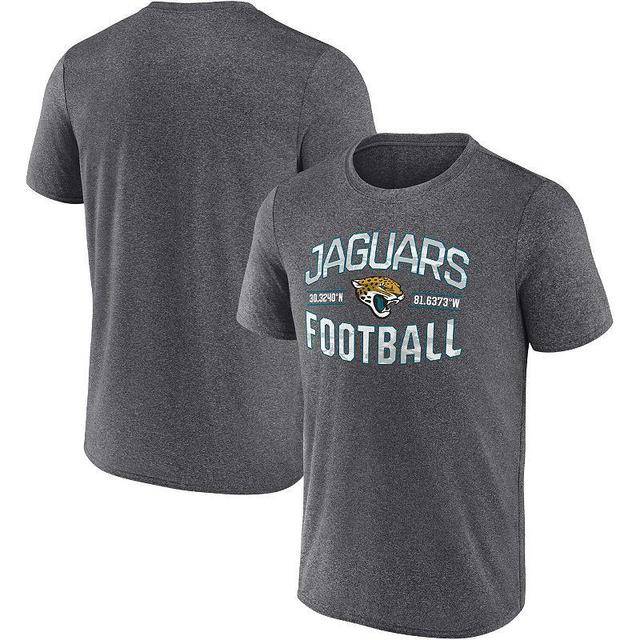 Mens Fanatics Heathered Charcoal Jacksonville Jaguars Want To Play T-Shirt Product Image