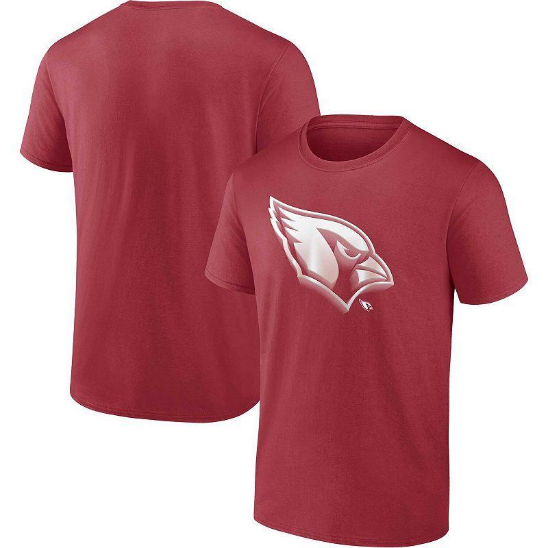 Mens Fanatics Branded Cardinal Arizona Cardinals Chrome Dimension T-Shirt Red Product Image