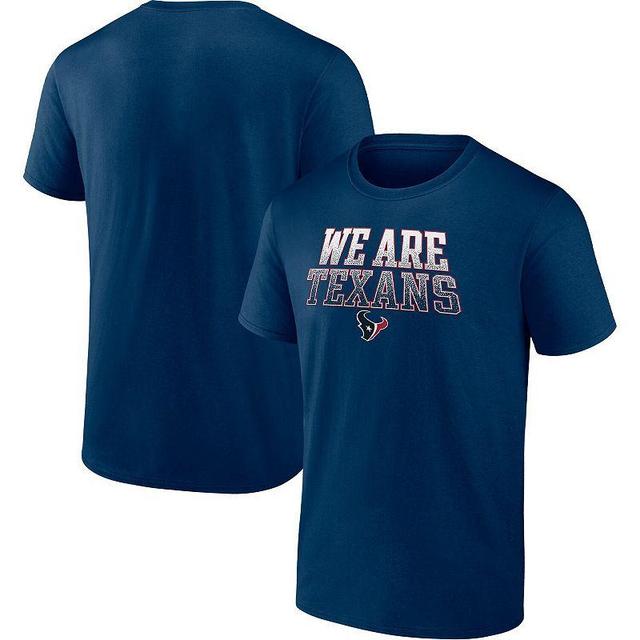 Mens Fanatics Branded Houston Texans Chiefs Kingdom Heavy Hitter T-Shirt Blue Product Image