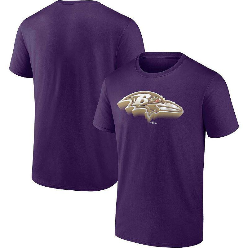 Mens Fanatics Branded Baltimore Ravens Chrome Dimension T-Shirt Product Image