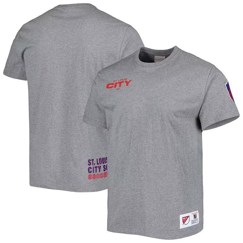 Men Mitchell & Ness Gray St. Louis City SC City Tee, Mens Product Image