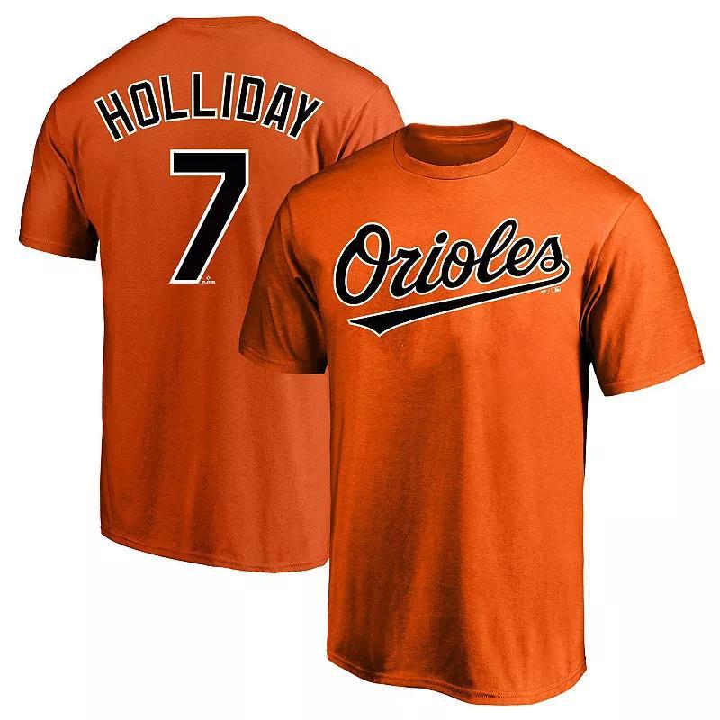 Mens Jackson Holliday Baltimore Orioles Big & Tall Name & Number T-Shirt Product Image