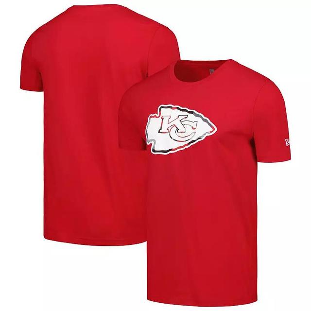 Mens New Era Kansas City Chiefs Camo Logo T-Shirt Product Image