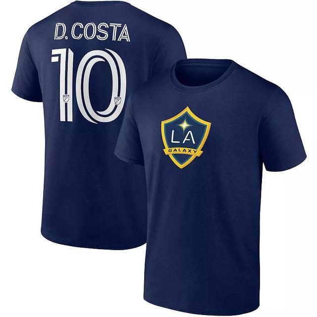 Mens Fanatics Branded Douglas Costa LA Galaxy Authentic Stack Name & Number T-Shirt Blue Product Image