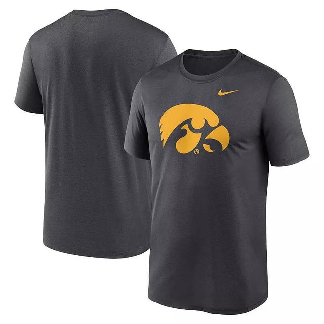 Mens Nike Anthracite Iowa Hawkeyes Primetime Legend Logo T-Shirt Product Image