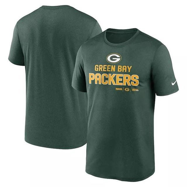 Mens Nike Green Green Bay Packers Legend Community Performance T-shirt Product Image