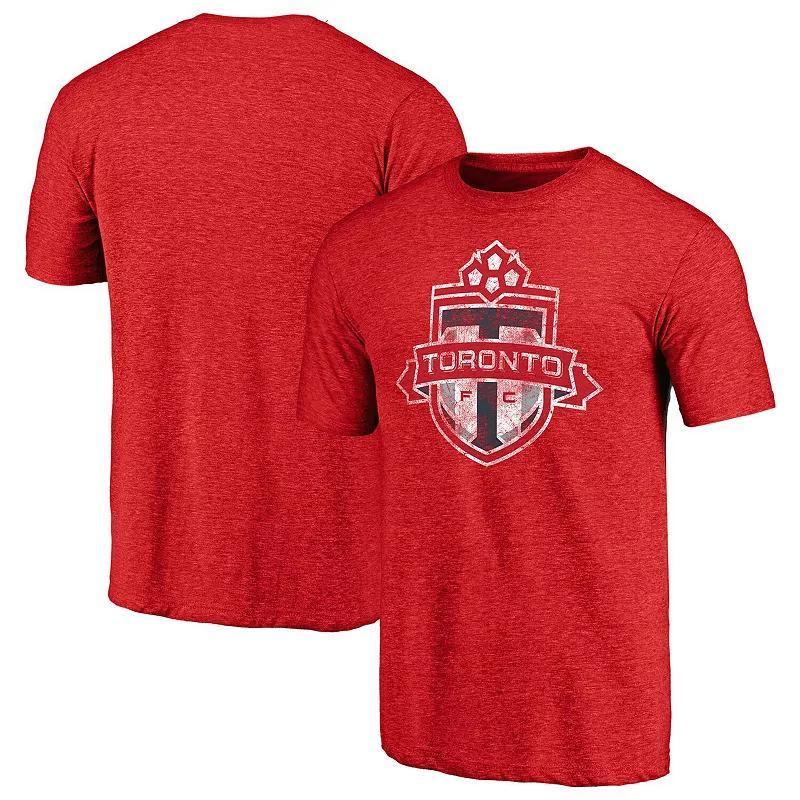 Mens Fanatics Heather Red Toronto FC Vintage T-Shirt Product Image