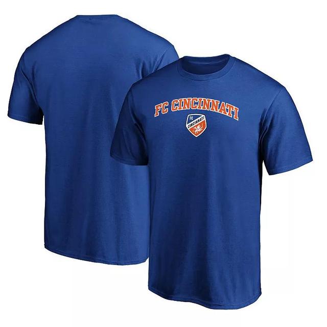 Mens Fanatics Branded Blue FC Cincinnati Heart & Soul T-Shirt Product Image