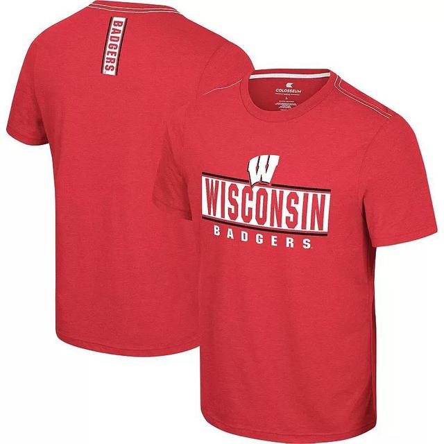 Mens Colosseum Wisconsin Badgers No Problemo T-Shirt Product Image