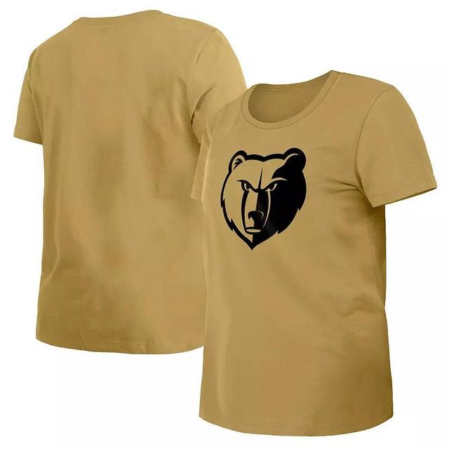 Womens New Era Tan Memphis Grizzlies 2023/24 City Edition T-Shirt Product Image