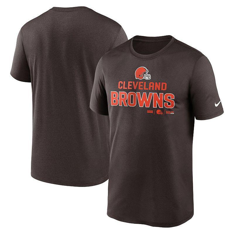 Men's Nike Brown Cleveland Browns Legend Community Performance T-Shirt Product Image