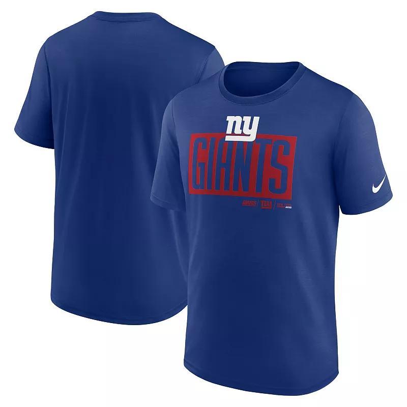 Mens Nike Royal New York Giants Exceed Performance T-Shirt Product Image