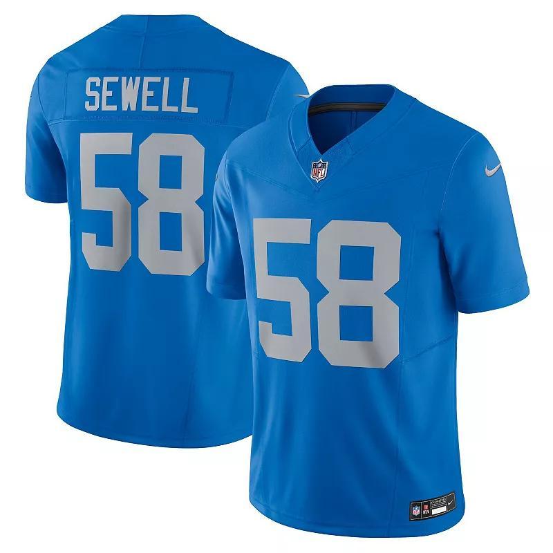 Mens Nike Penei Sewell Detroit Lions Vapor F.U.S.E. Alternate Limited Jersey Product Image