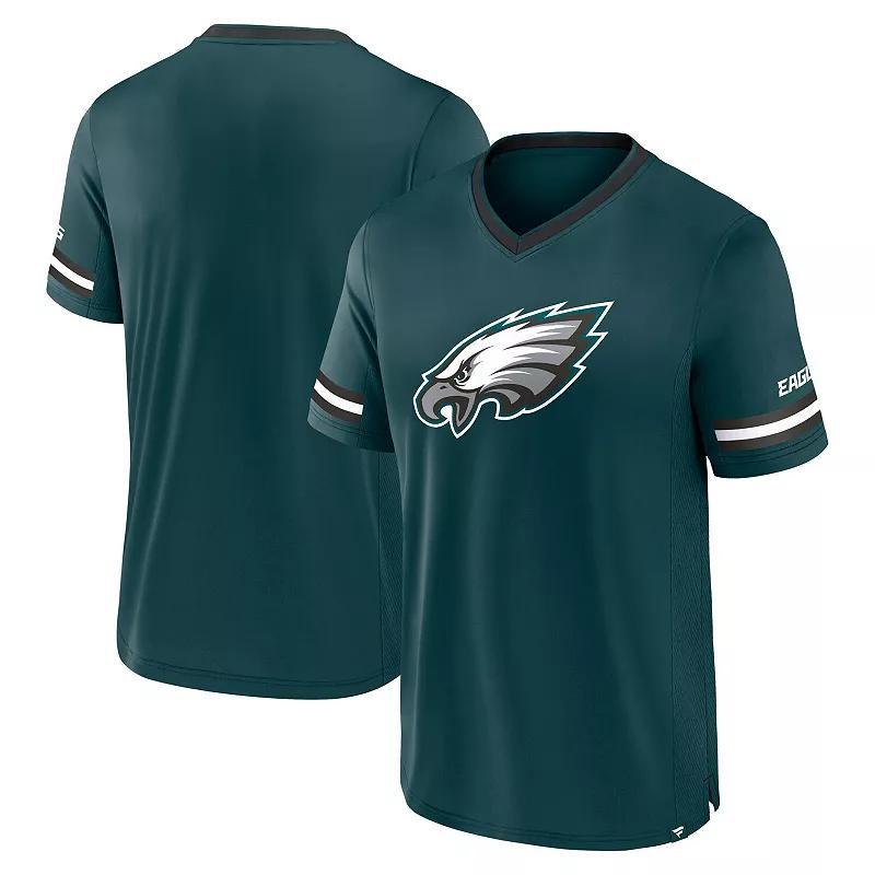 Mens Fanatics Midnight Philadelphia Eagles Stripe Stacking T-Shirt Product Image