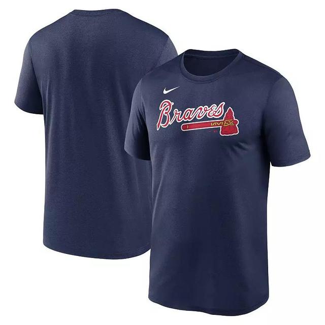 Mens Nike Atlanta Braves Fuse Legend T-Shirt Blue Product Image