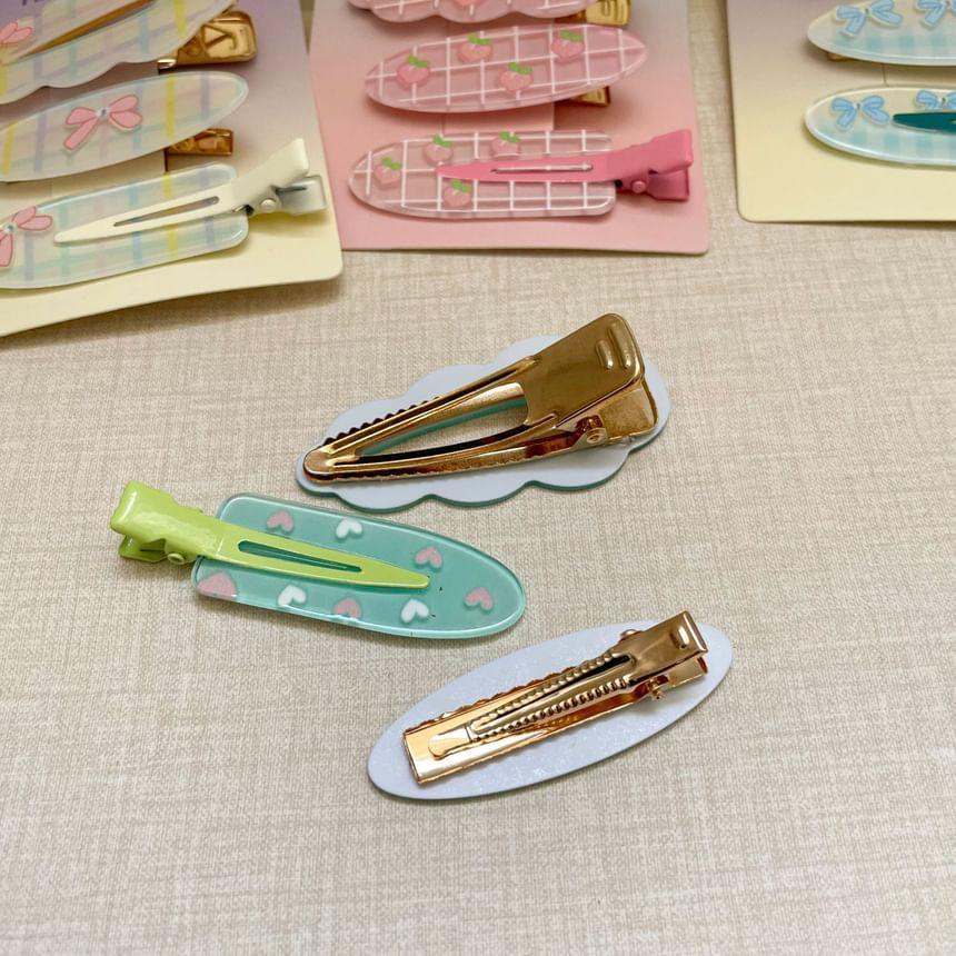 Set of 3: Patterned Hair Clip Product Image