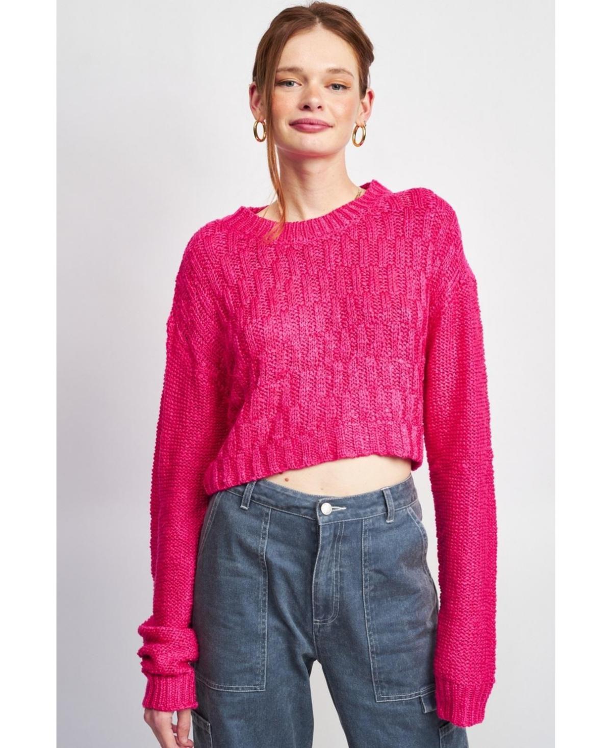 Emory Park Womens Kate Cropped Sweater Product Image