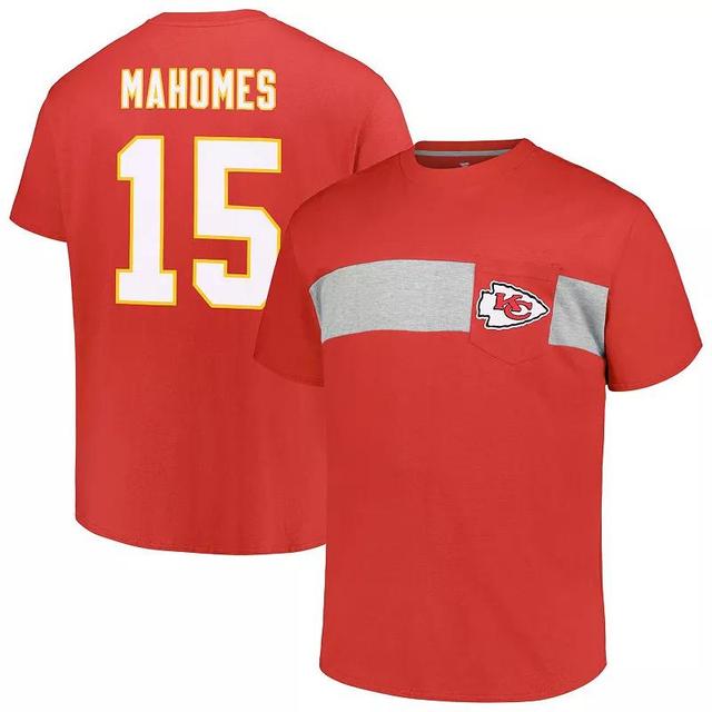 Mens Fanatics Patrick Mahomes Kansas City Chiefs Big & Tall T-Shirt Product Image