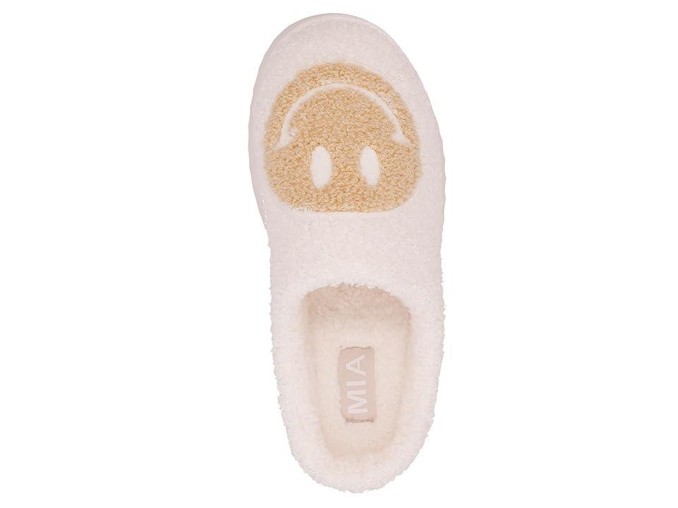 MIA Icicle (Beige Smiley) Women's Slippers Product Image