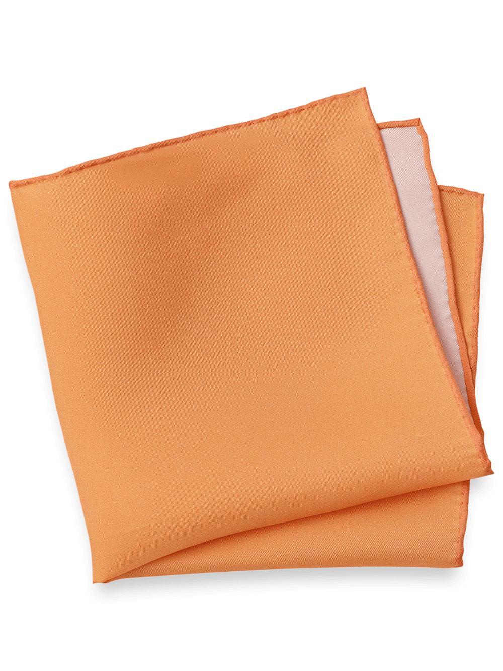 Solid Silk Pocket Square - Gold Product Image