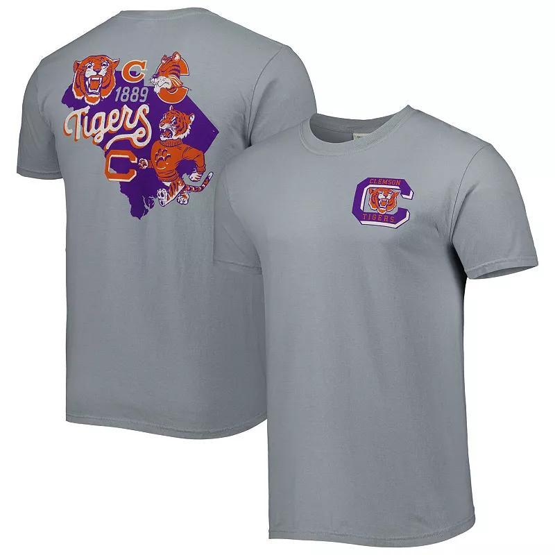 Mens Graphite Clemson Tigers Vault State Comfort T-Shirt Product Image