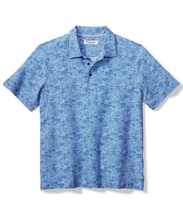 Tommy Bahama Bahama Coast Palm Retreat Short Sleeve Polo Neckline Printed Shirt Product Image