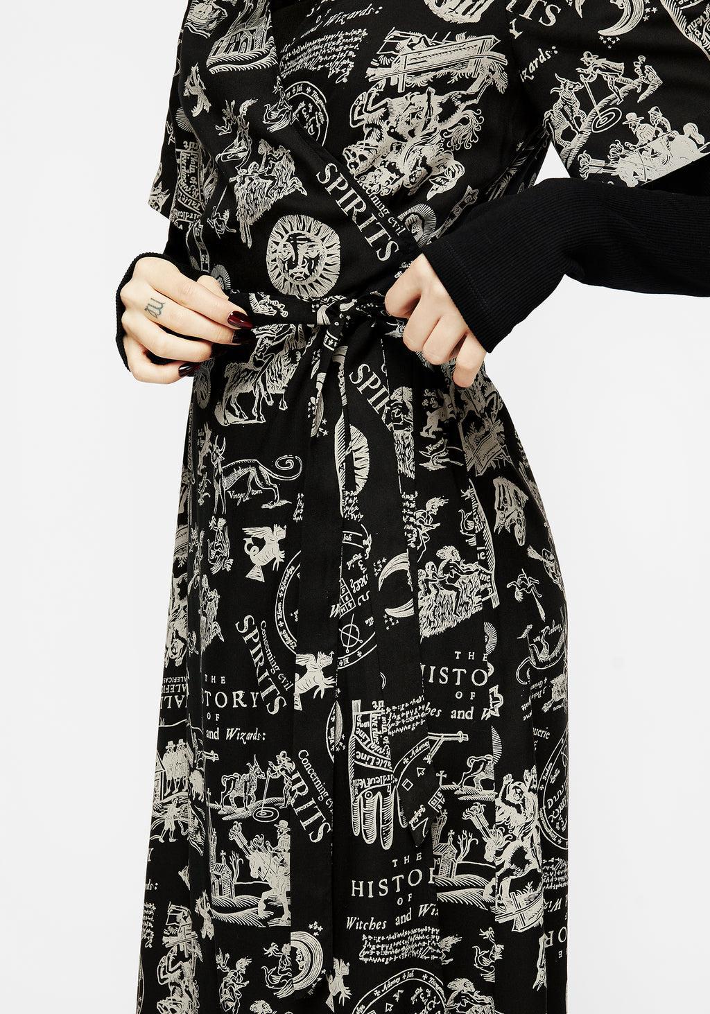 Heresy Wrap Midi Dress Product Image