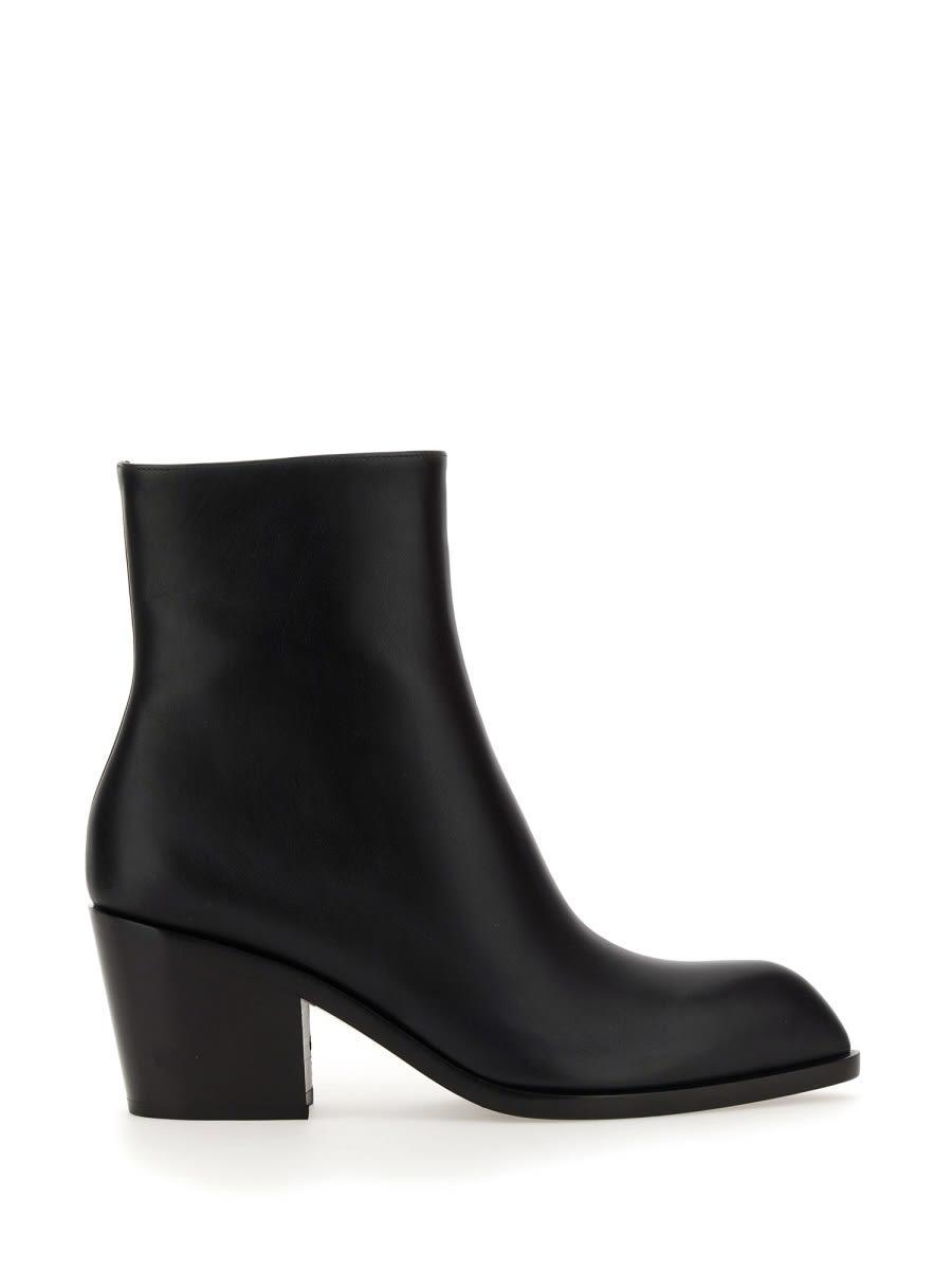 Leather Boot In Black Product Image