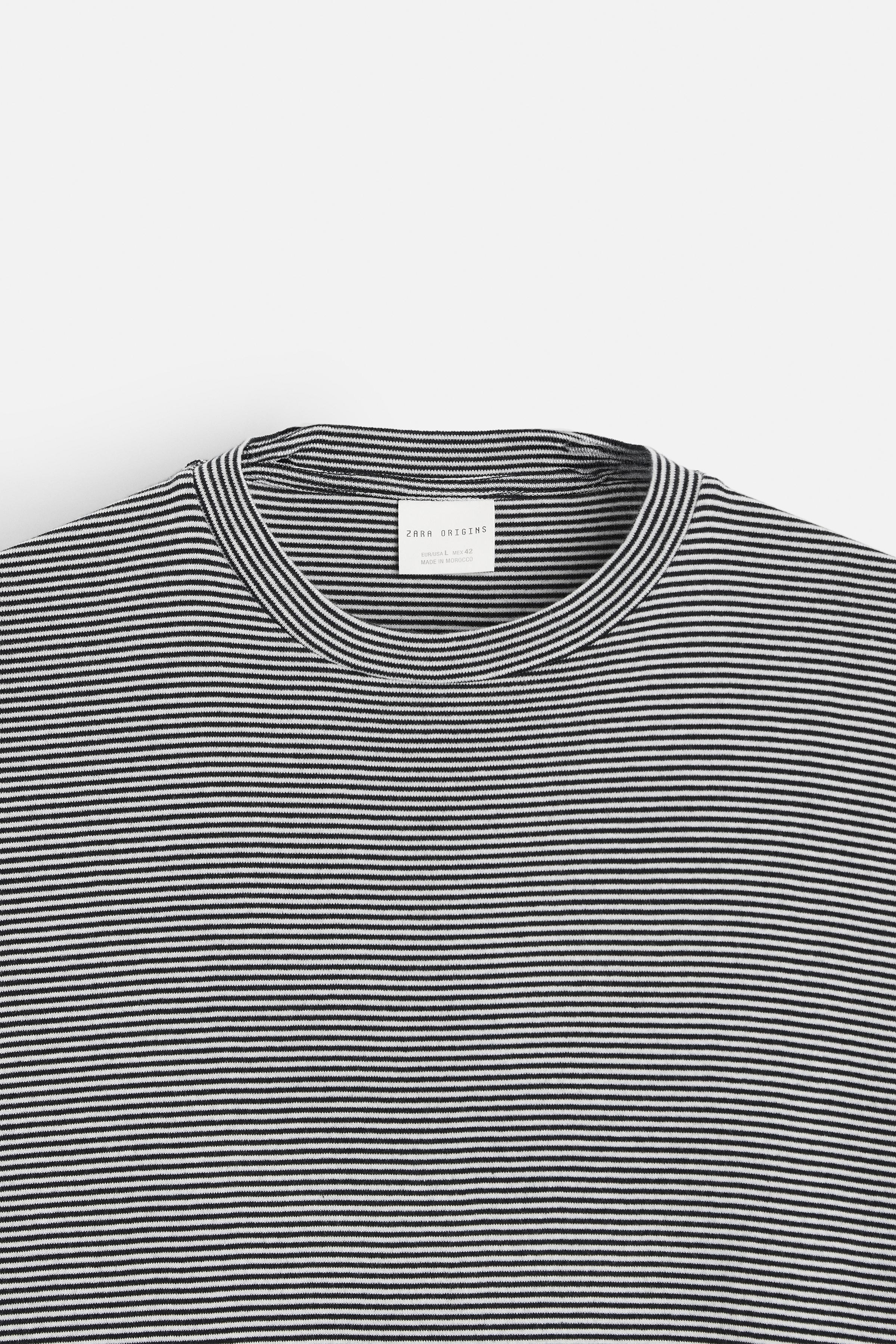 STRIPED JACQUARD T-SHIRT Product Image