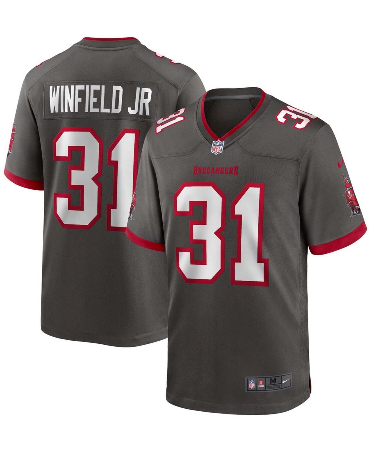 Mens Nike Antoine Winfield Jr. Pewter Tampa Bay Buccaneers Game Jersey Product Image