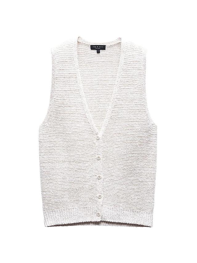 Womens Jackie Textured Knit Vest Product Image