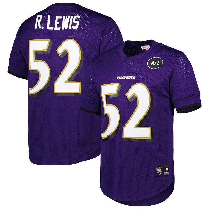 Mens Mitchell & Ness Ray Lewis Baltimore Ravens Retired Player Name & Number Mesh Top Product Image