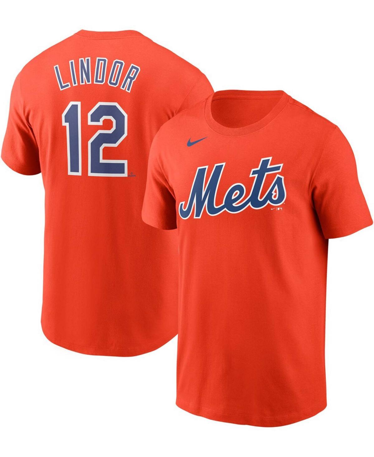 Mens Nike Francisco Lindor New York Mets Name & Number T-Shirt Product Image