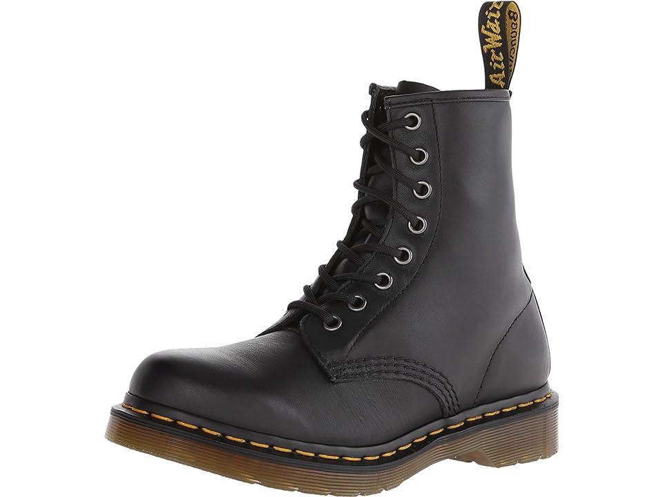 Dr. Martens Womens 1460 Black Nappa Combat Boots Product Image