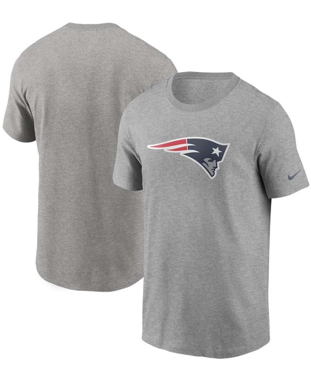 Mens Heathered Gray New England Patriots Primary Logo T-shirt Product Image