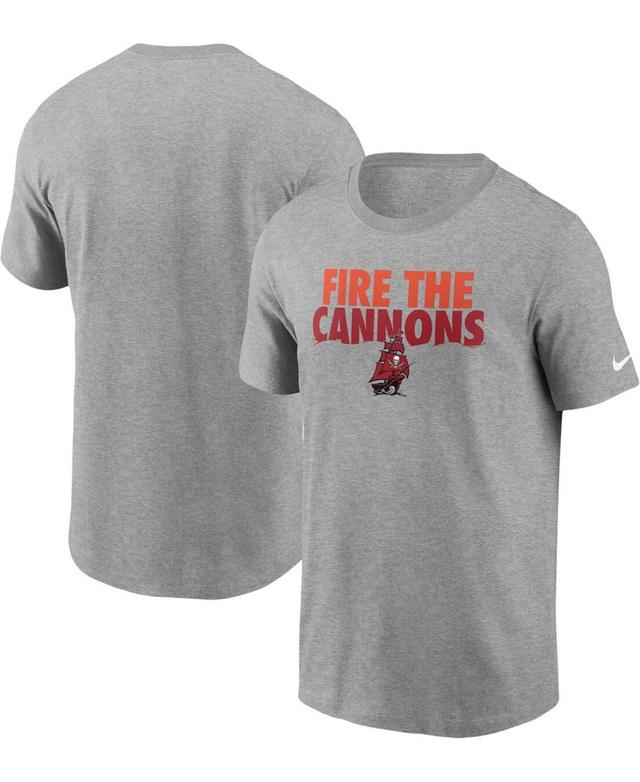 Mens Nike Heathered Gray Tampa Bay Buccaneers Hometown Collection Cannons T-Shirt Product Image