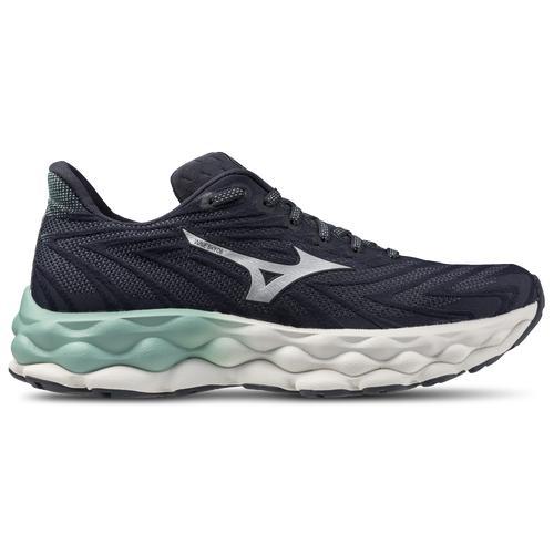 Mizuno Womens Mizuno Wave Sky 8 - Womens Running Shoes India Ink/Silver Product Image