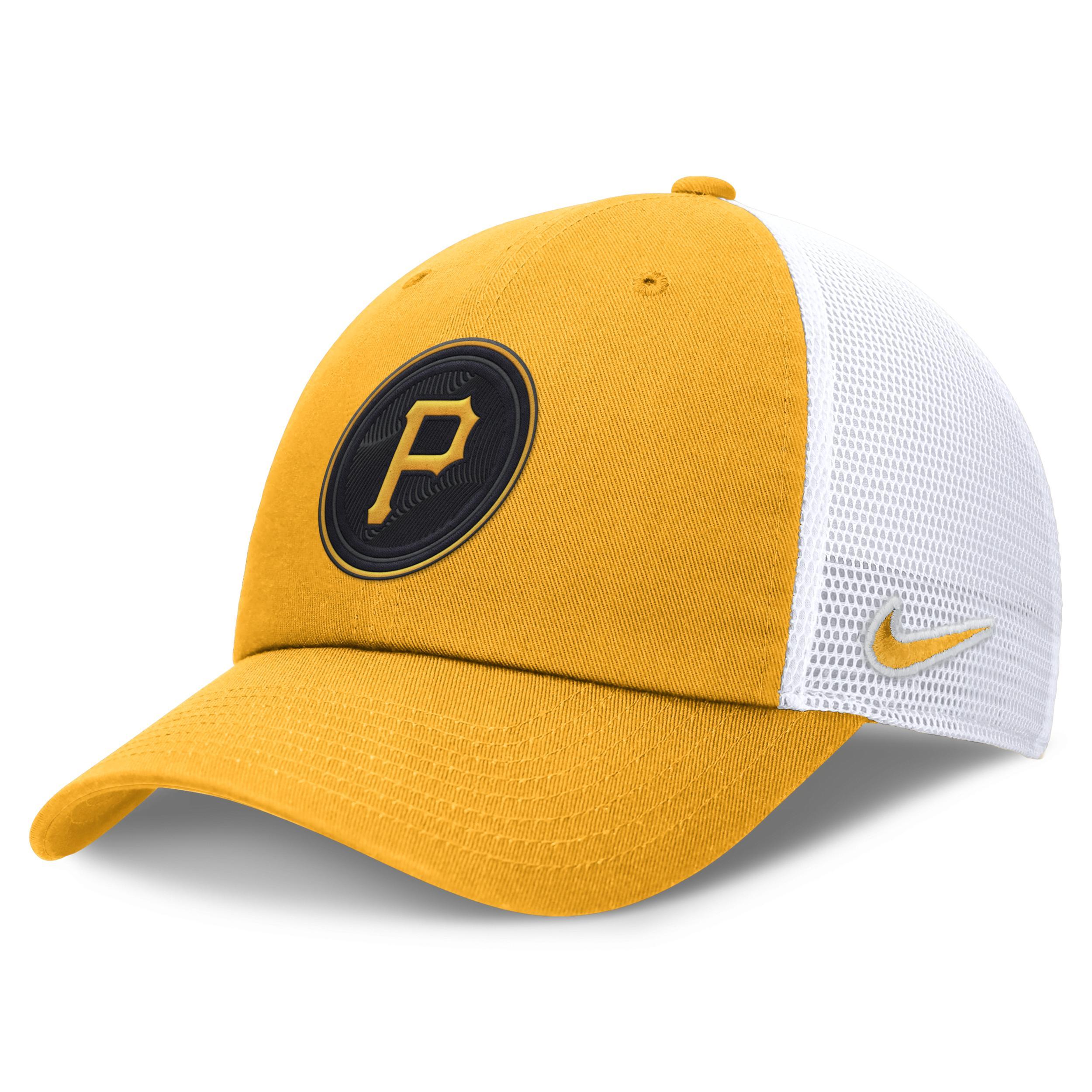 Pittsburgh Pirates City Connect Club Men's Nike MLB Trucker Adjustable Hat Product Image