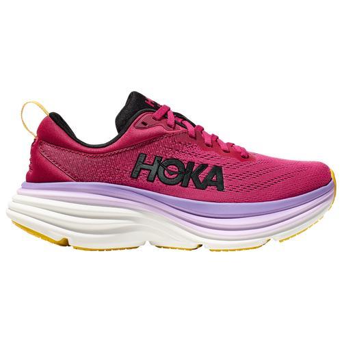 Hoka Womens HOKA Bondi 8 - Shoes Cherries Jubilee/Pink Yarrow Product Image