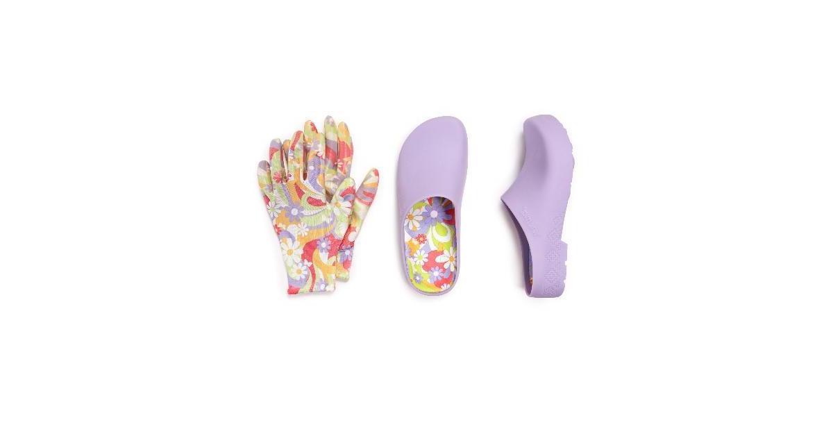 Muk Luks Womens Garden Clog and Glove Set Product Image