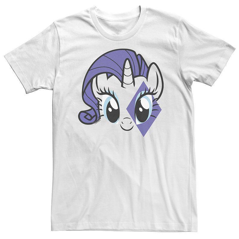 Big & Tall My Little Pony: Friendship Is Magic Rarity Big Face Tee, Mens Product Image