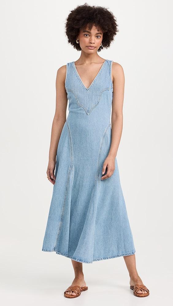 RE/DONE Western Denim Dress | Shopbop Product Image