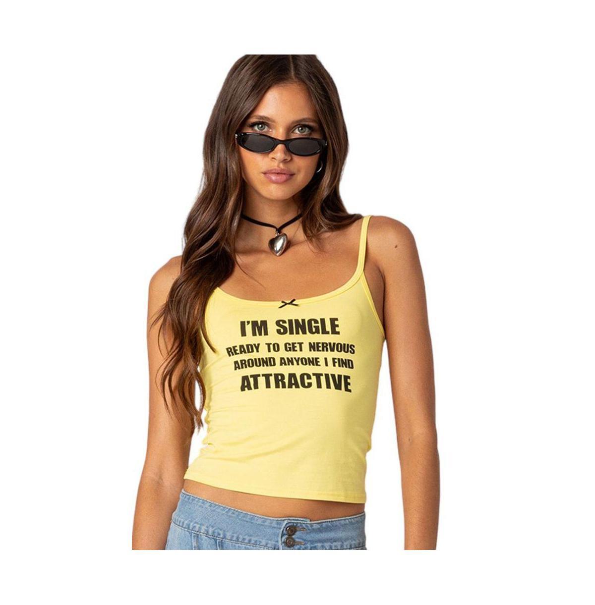 Womens Im Single tank top Product Image