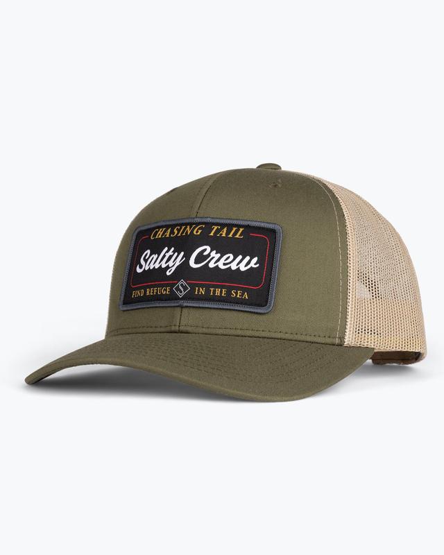 Marina Retro Trucker Hat - Moss/Khaki Male Product Image