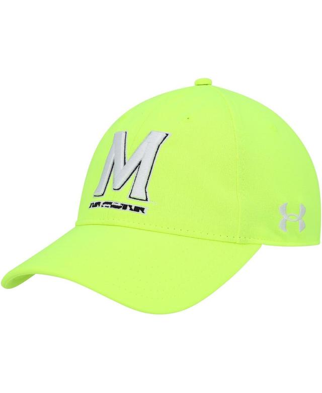 Mens Under Armour Yellow Maryland Terrapins Signal Caller Performance Adjustable Hat Product Image