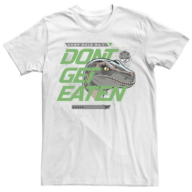 Mens Jurassic World: Camp Cretaceous Rule 1 Dont Get Eaten Tee Product Image